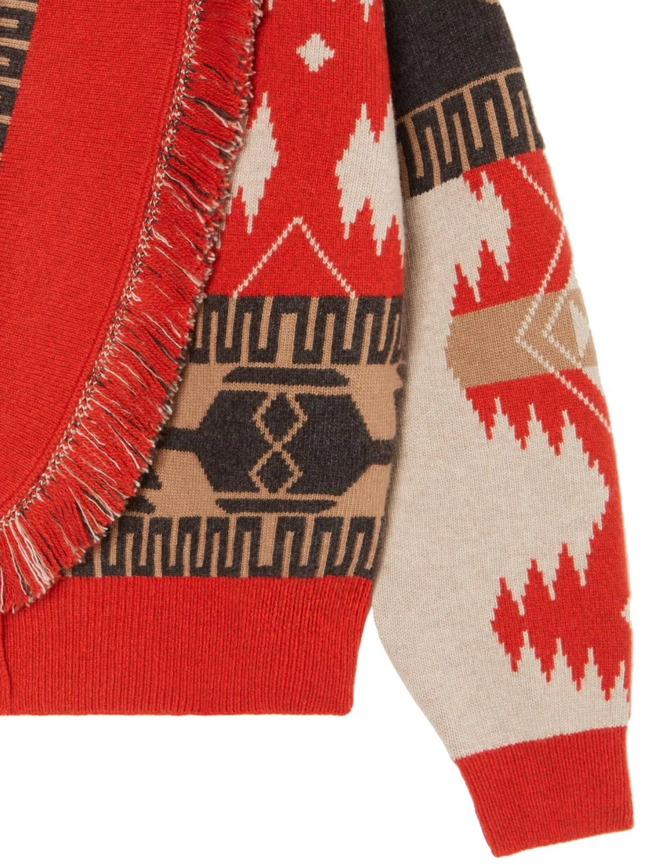 Affordable Women cardigan jacquard Icon Alanui bomber 0712